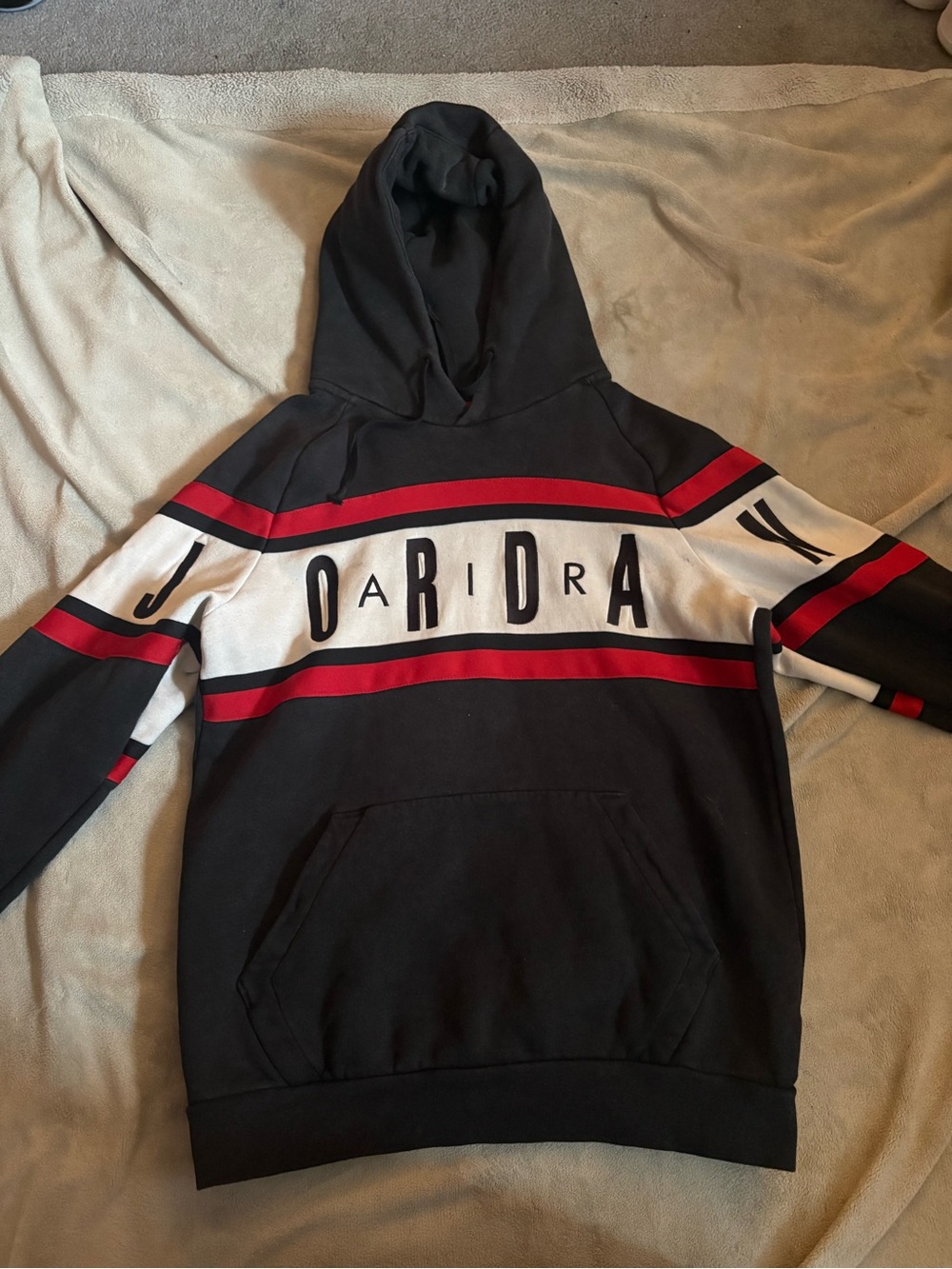 Air Jordan ‘Black/Red/White’ Mens Hoodie